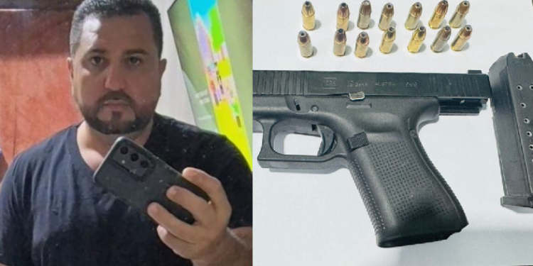 Empresário que gosta de ‘encher a cara’ fica doidã0 em Beruri e faz d1spar0s no meio da rua