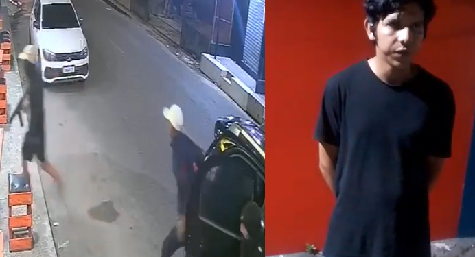 Vídeo: Polícia prende um dos band1d0s que tentou ass@ltar pizzaria em Manaus