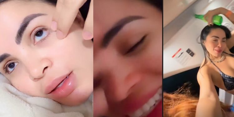 Vídeo: ex-rainha do A Bordo bebe demais, vomita lancha e reconhece: ‘c* de bêbado não tem dono’