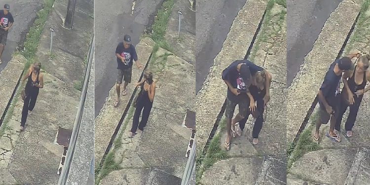 Vídeo: câmera grava momento em que bandid0 armad0 chega assaltand0 mulher em Manaus