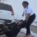 Vídeo: esposa puxa talarica pelos cabelos: ‘eu disse que ia te pegar’