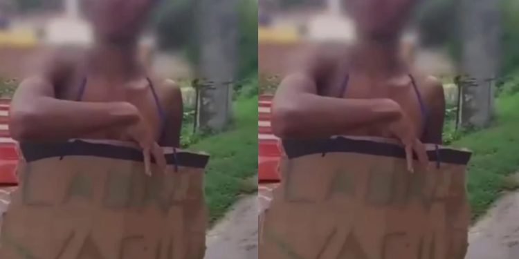 Vídeo: suspeit0 de assalt0 anda de fi0-dental na rua: ‘sou ladrã0 vacilã0’