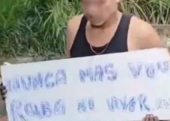Vídeo: suspeito de r0ubo de moto é punid0 em Manaus: ‘nunca mais vou r0ubar no Viver Melhor’