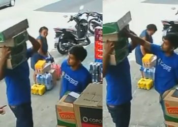 Vídeo: vovó é filmada furtand0 caixinha de cerveja em Manaus ‘para ver o jogo o Mengão’