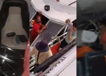 Passageiros de lancha ficam ferid0s após colisão no Rio Negro; veja o vídeo