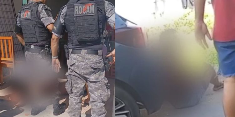 Vídeo: assalt4nte leva a pior e é agredid0 por moradores da zona leste de Manaus