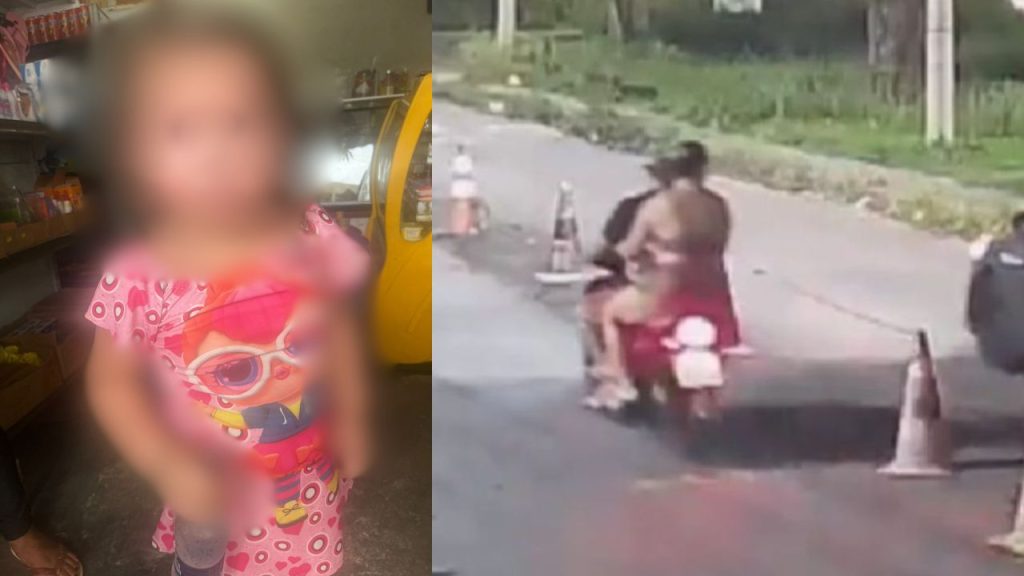 "Tadinha": População encontra filha de casal m0rt0 chorando abandonada em Manaus; vídeo
