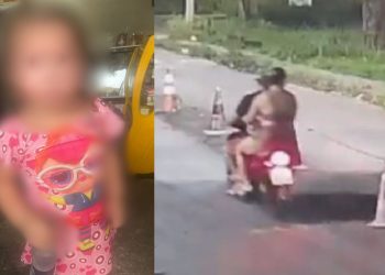 "Tadinha": População encontra filha de casal m0rt0 chorando abandonada em Manaus; vídeo