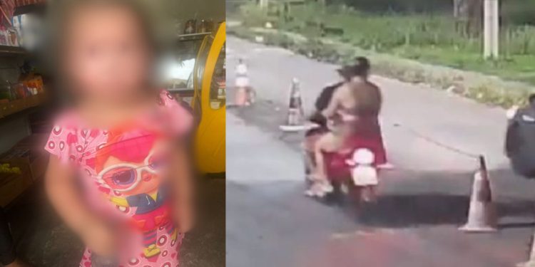 "Tadinha": População encontra filha de casal m0rt0 chorando abandonada em Manaus; vídeo