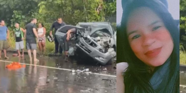 Mulher grávida que perdeu a vida em acid3nte grave na AM-070 é identificada