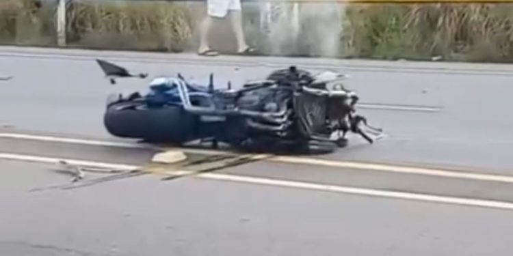 Motociclista m0rr3 após gr4ve ac1dente na AM-070 no Dia das Mães; veja o vídeo
