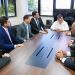Presidente David Reis e vereadores recebem vice-prefeito Renato Junior na Câmara Municipal de Manaus