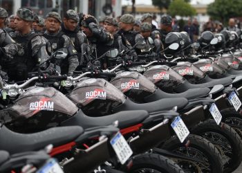 PM do Amazonas ganha 100 motos zeradas para pegar bandid0s nas ruas