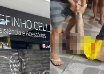 Vídeo: dono da Chefinho Cell é balead0 e m0rto dentro da própria loja em Manaus