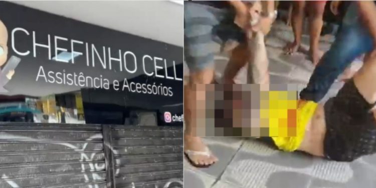 Vídeo: dono da Chefinho Cell é balead0 e m0rto dentro da própria loja em Manaus