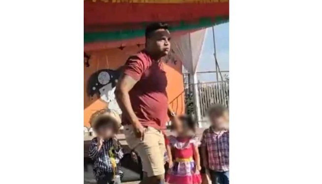 Vídeo: Pai invade palco de festa junina escolar e b@te em aluno de 4 anos, colega do filho dele