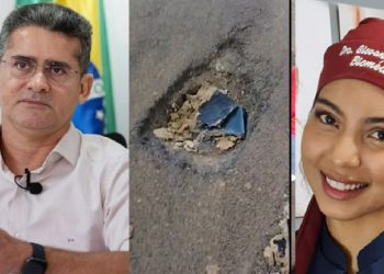 David Almeida culpa chuva por buracos e insinua que marido teve culpa por m0rte da grávida na Djalma    