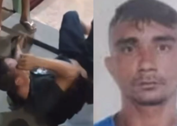 Vídeo: Assaltante que esqueceu RG em dr0garia leva p0rrada da população de Manacapuru