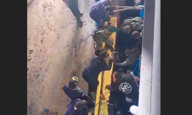 Vídeo: Mulher cai entre balsa e barco durante viagem para Festival de Parintins e é resgatada por mergulhador