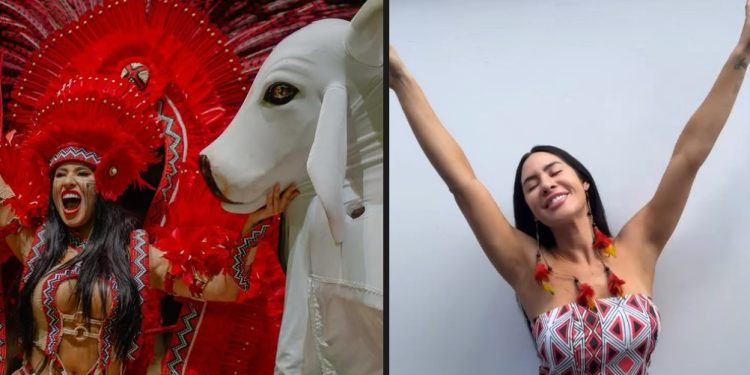 Isabelle Nogueira ignora protestos do Caprichoso e declara que o Garantido é o melhor: ‘vencemos’