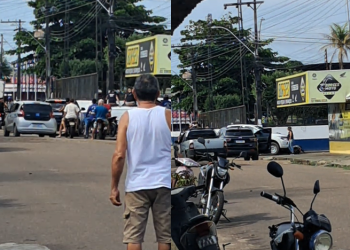 Vídeos: Suspeito de integrar grupo cr1m1n0s0 m0rre ao medir forças com a PC-AM em Borba