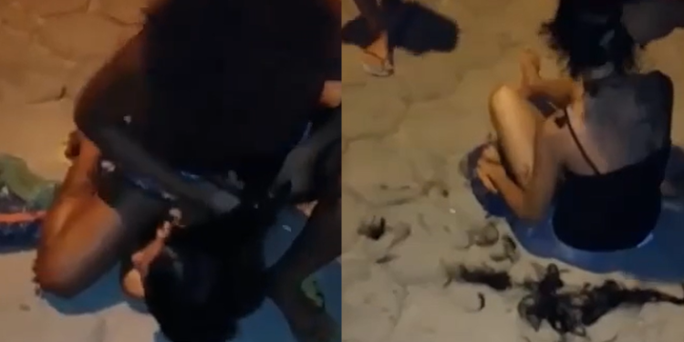 Vídeo: Talarica é humilhada e tem os cabelos c0rtados na frente do filho que fica ch0rand0