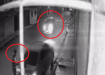 Vídeo: Na Compensa, homem é salvo pelo ‘anjo da guarda’ após carro cap0tar em cima dele