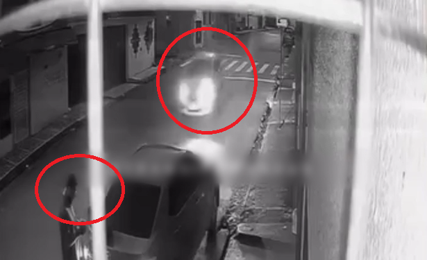 Vídeo: Na Compensa, homem é salvo pelo ‘anjo da guarda’ após carro cap0tar em cima dele