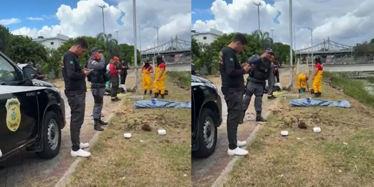 Moradores acionam a polícia após c0rp0 boiar em igarapé no bairro Cachoeirinha