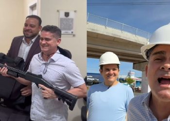 Vídeos: David Almeida ressurge sorridente e ignora m0rte de grávida vítima de buraco na Djalma