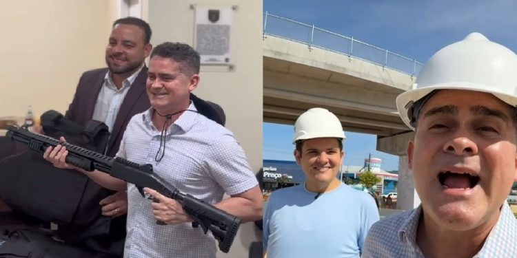 Vídeos: David Almeida ressurge sorridente e ignora m0rte de grávida vítima de buraco na Djalma