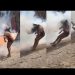 Vídeo: rojão explode no rosto de jovem durante comemoração de São João 