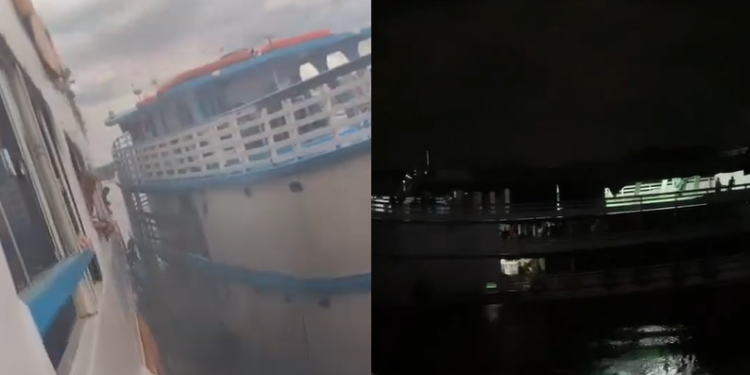 Vídeos: Passageiros de ferry boat encalhado em viagem que virou pesadelo seguem para Manaus