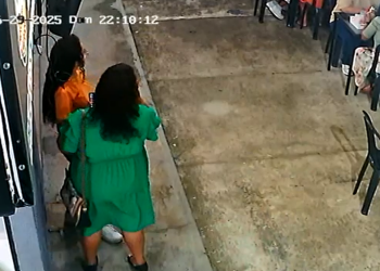 Vídeo: Cr1m1n0s0s rendem evangélicos na frente de igreja e saem roubando tudo em Manaus