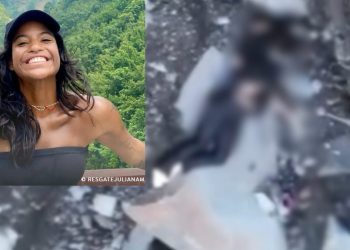 Veja o vídeo que mostra brasileira m0rta na Indonésia após cair no vulcão