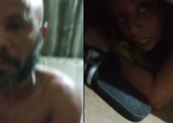 Vídeo: esposa chega em casa e pega a amante embaixo da cama: ‘tô só tomando cerveja’