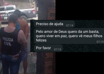 Em Manaus, mulher é s0c0rrida ao mandar mensagem de texto para a polícia: ‘Pelo amor de Deus’