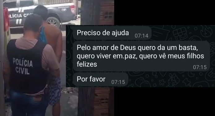Em Manaus, mulher é s0c0rrida ao mandar mensagem de texto para a polícia: ‘Pelo amor de Deus’