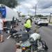 Motoqueiro m0rr3 ao c0lidir em caminhão ao supostamente tentar ultrapassagem na Ponta Negra