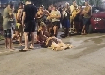 Vídeo: Motociclista morr3 em acidente grav3 após colisã0 com carro na contramão em Manaus