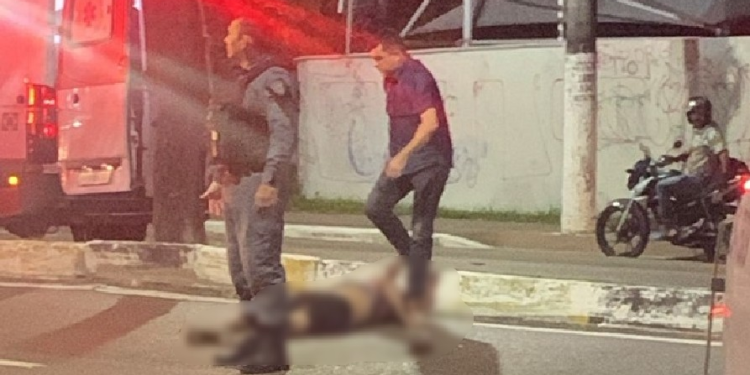 Veja: Homem em situação de rua m0rre com as p3rnas qu3bradas na avenida Djalma Batista