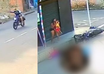 Vídeo forte: veja como foi a execuçã0 de pai e filho de 2 anos em Manaus