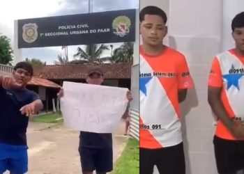Vídeo: após cantar ‘solta o Poze’ na porta da delegacia, amigos pedem perdão à polícia