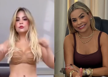 Vídeo: Prefeita paraense dança forró de biquíni nas redes sociais e leva ‘chuva’ de críticas