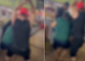 Vídeo:  Gogó descobre que é corno e tenta c0rtar pescoço do rival em Iranduba