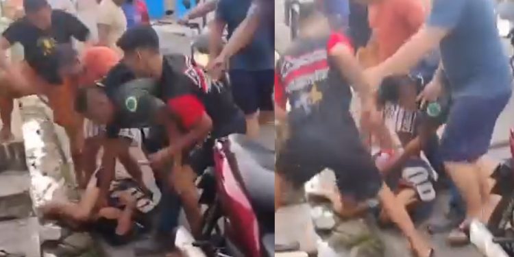 Vídeo: suspeit0 de r0ubo recebe massagem revitalizante no interior do Amazonas