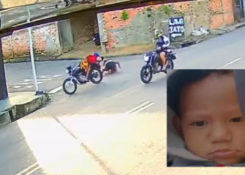 Vídeo: DEHS afirma que homem ex3cutado com filho de 2 anos na moto em Manaus era trabalhador