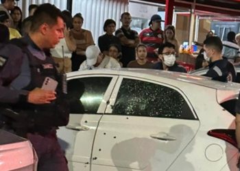 Vídeo: homem leva a esposa para lanchar e acaba m0rto com sete tir0s em Manaus