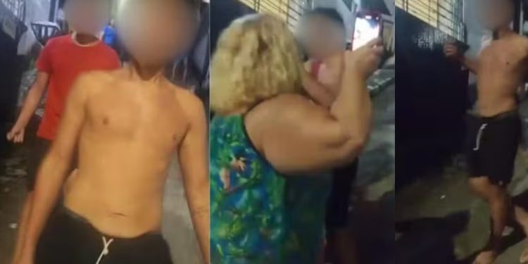 Vídeo forte: mãe que apanh0u dos filhos na rua desabafa: ‘amo, mas tenho medo’