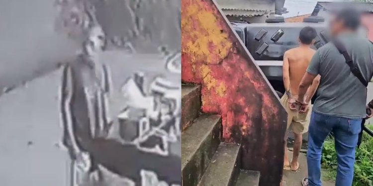 Procurado por roub4r pastelaria em Flores é capturado pela zona leste de Manaus; vídeo